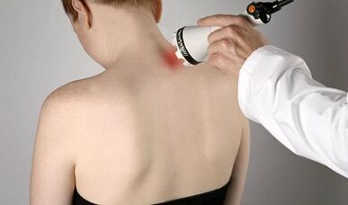 Treatment of pain in the throat physiotherapeutic procedure