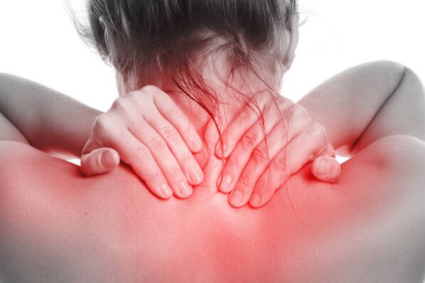 Neck pain, symptoms of osteochondrosis