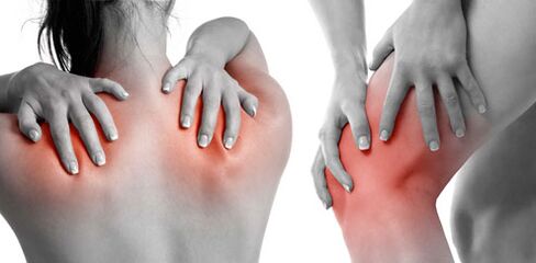 Joint pain due to arthritis and osteoarthritis